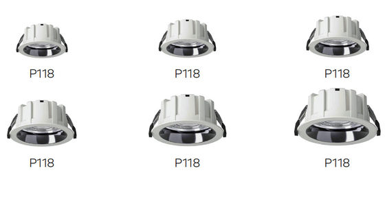 3.5 inç Dimmable LED Downlights Ultra Thin 3000K Warm White Recessed Ceiling Lights For Airpot Hotel School 15W 2000LM